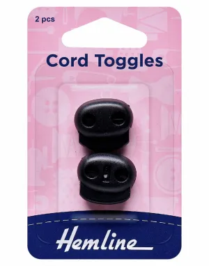 Adjustable Two Hole Cord Toggles for 6mm cord