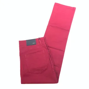 Enzo Men's Alpha-318 Burgundy High-end Pants